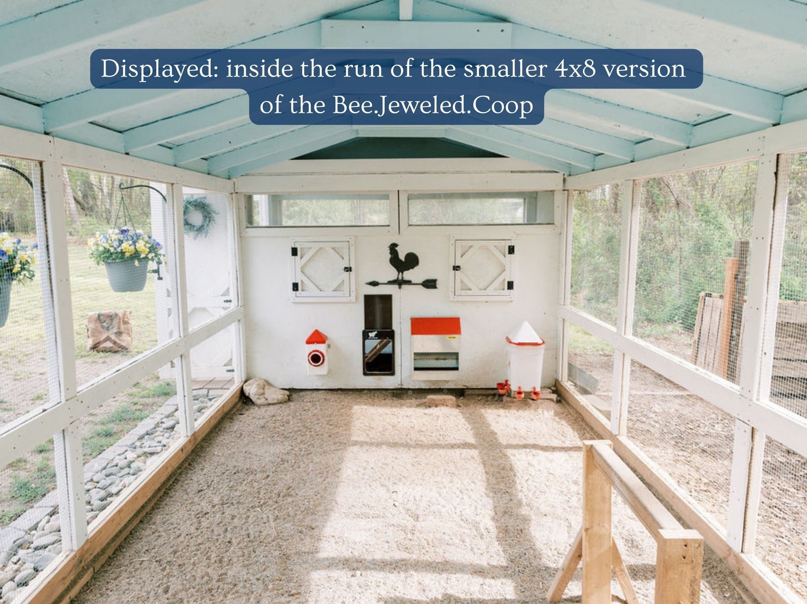 XL Bee Jeweled Coop | Chicken Coop Building Plans | 12-25 Chickens