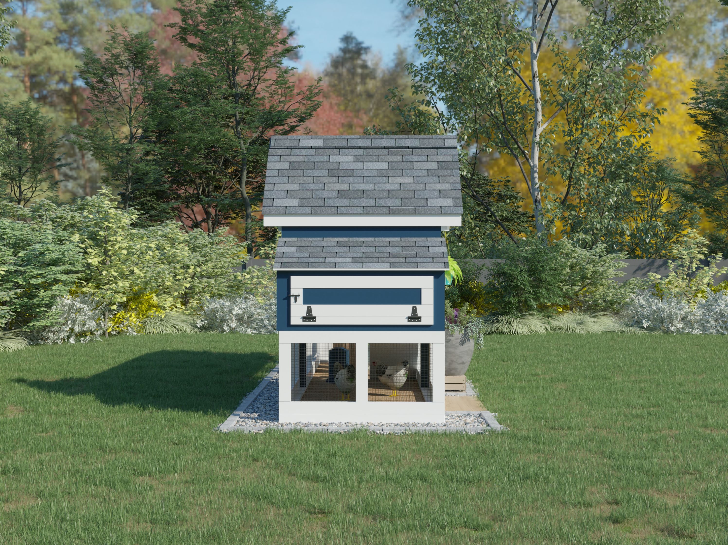 MINI Bee Jeweled Coop | Chicken Coop Building Plans | 3-6 Chickens