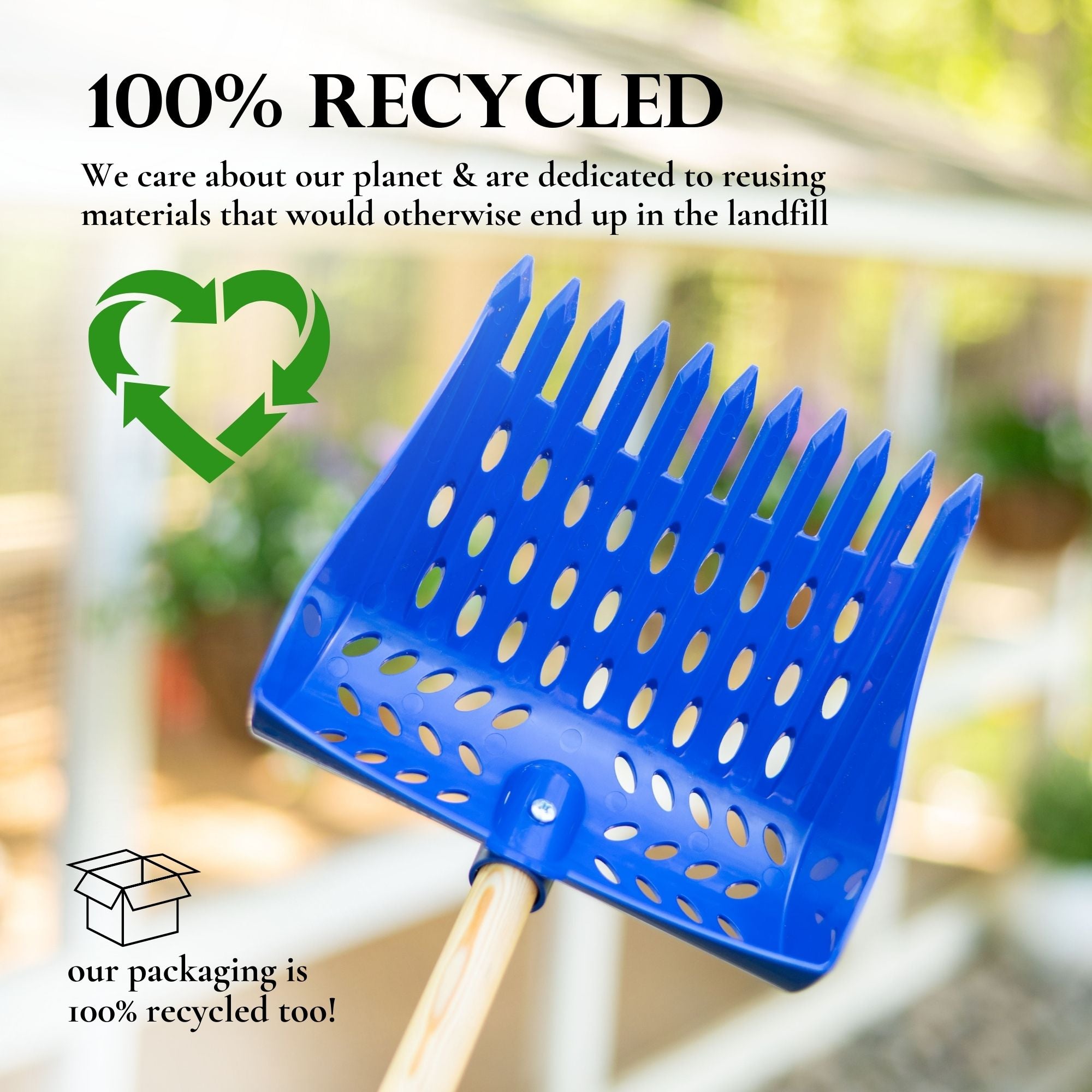 The Coop Scoop® | 2-in-1 Chicken Poop Scoop & Rake | Sand Sifting Shovel For Waste Removal