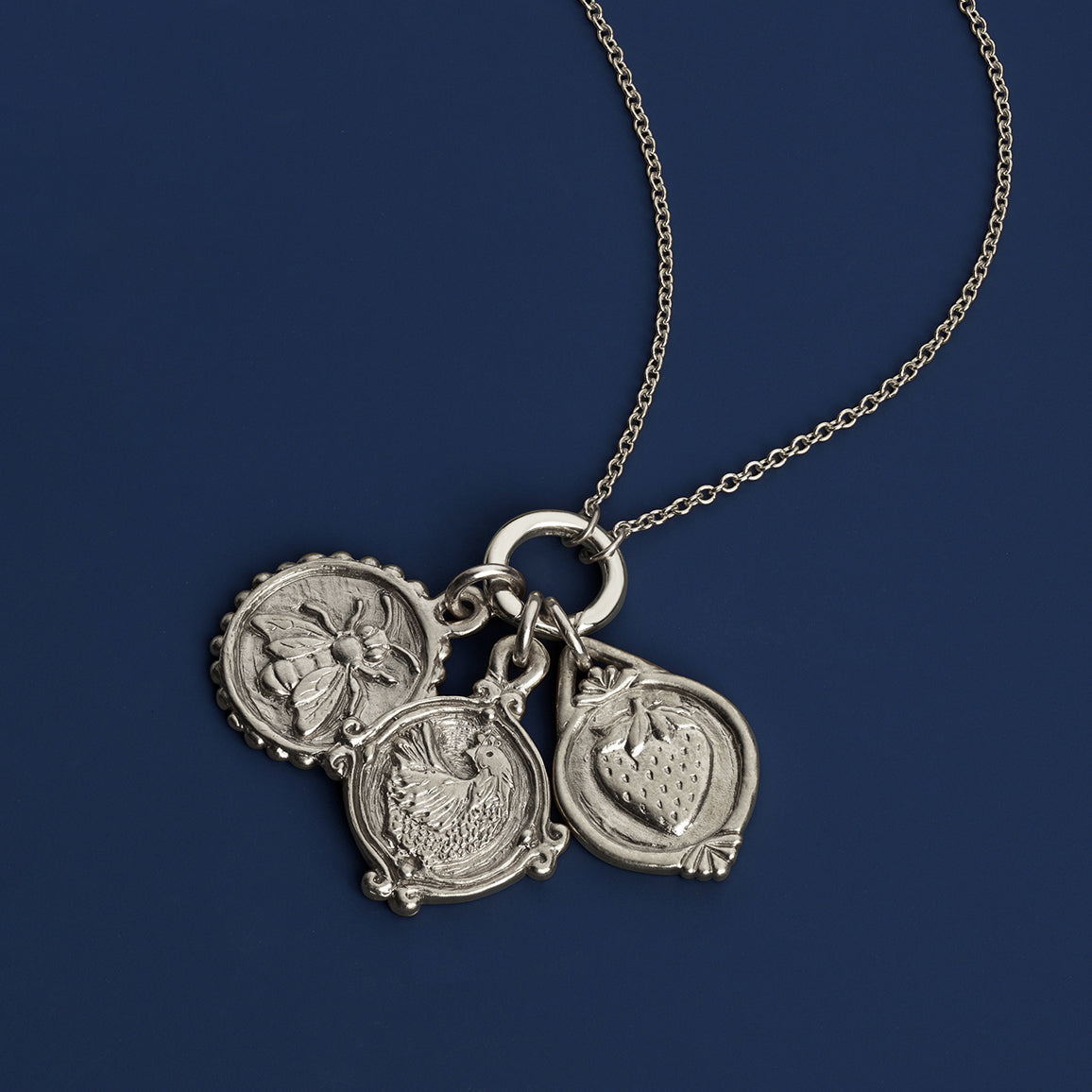 Chicken & Egg Charm Pendant