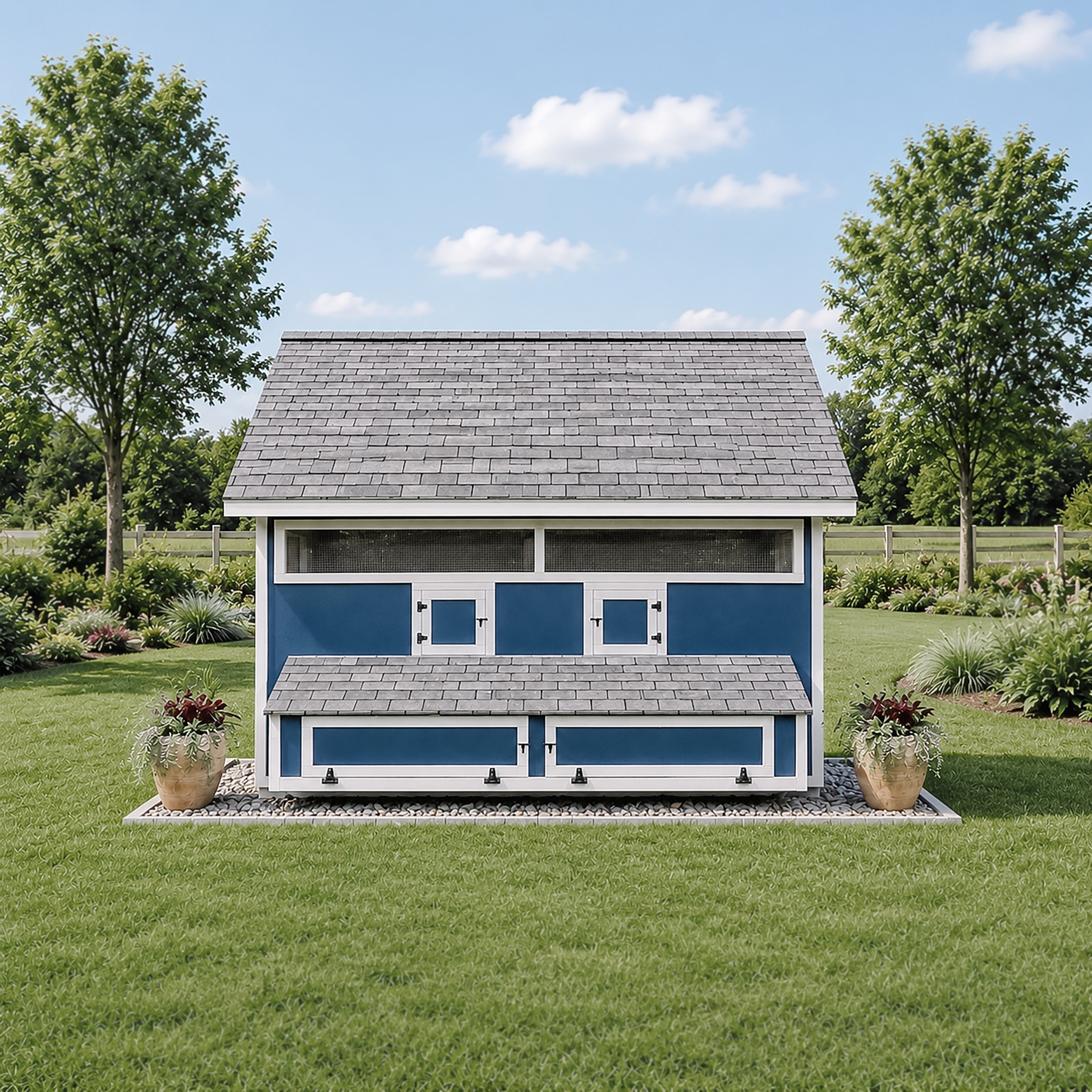 XL Bee Jeweled Coop | Chicken Coop Building Plans | 12-25 Chickens