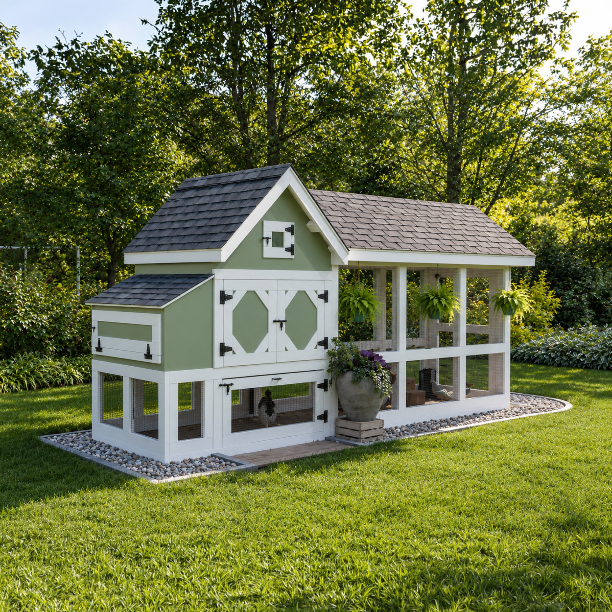 MINI Bee Jeweled Coop | Chicken Coop Building Plans | 3-6 Chickens