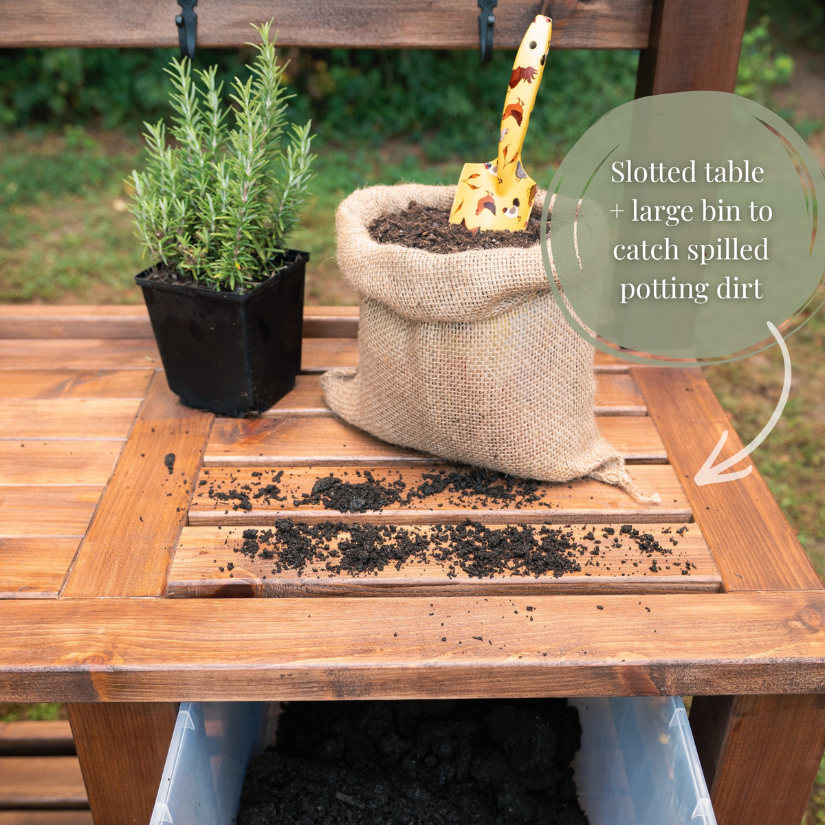 DIY Potting Bench & Wash Station Building Plans
