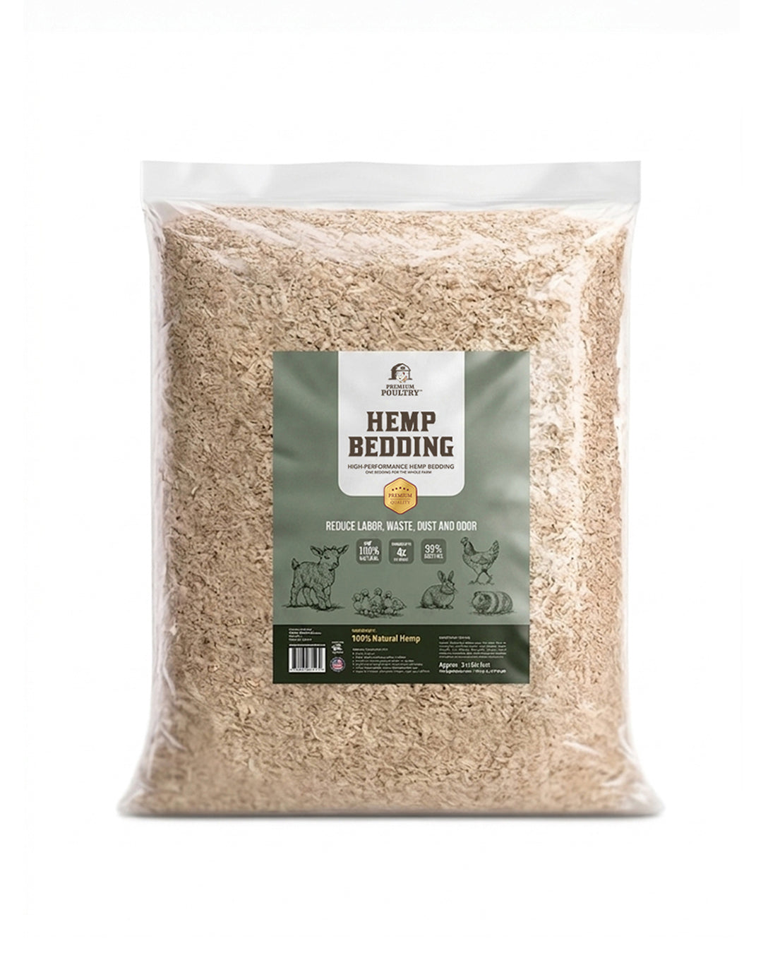 Premium Poultry™ Hemp Bedding