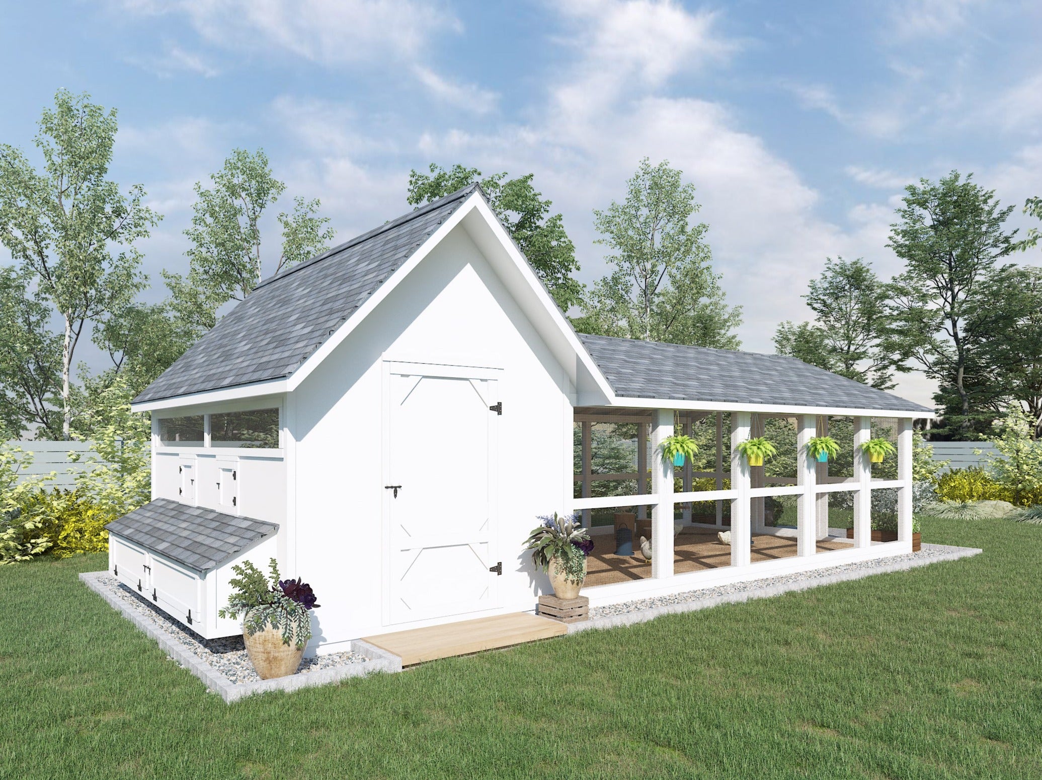 XL Bee Jeweled Coop | Chicken Coop Building Plans | 12-25 Chickens