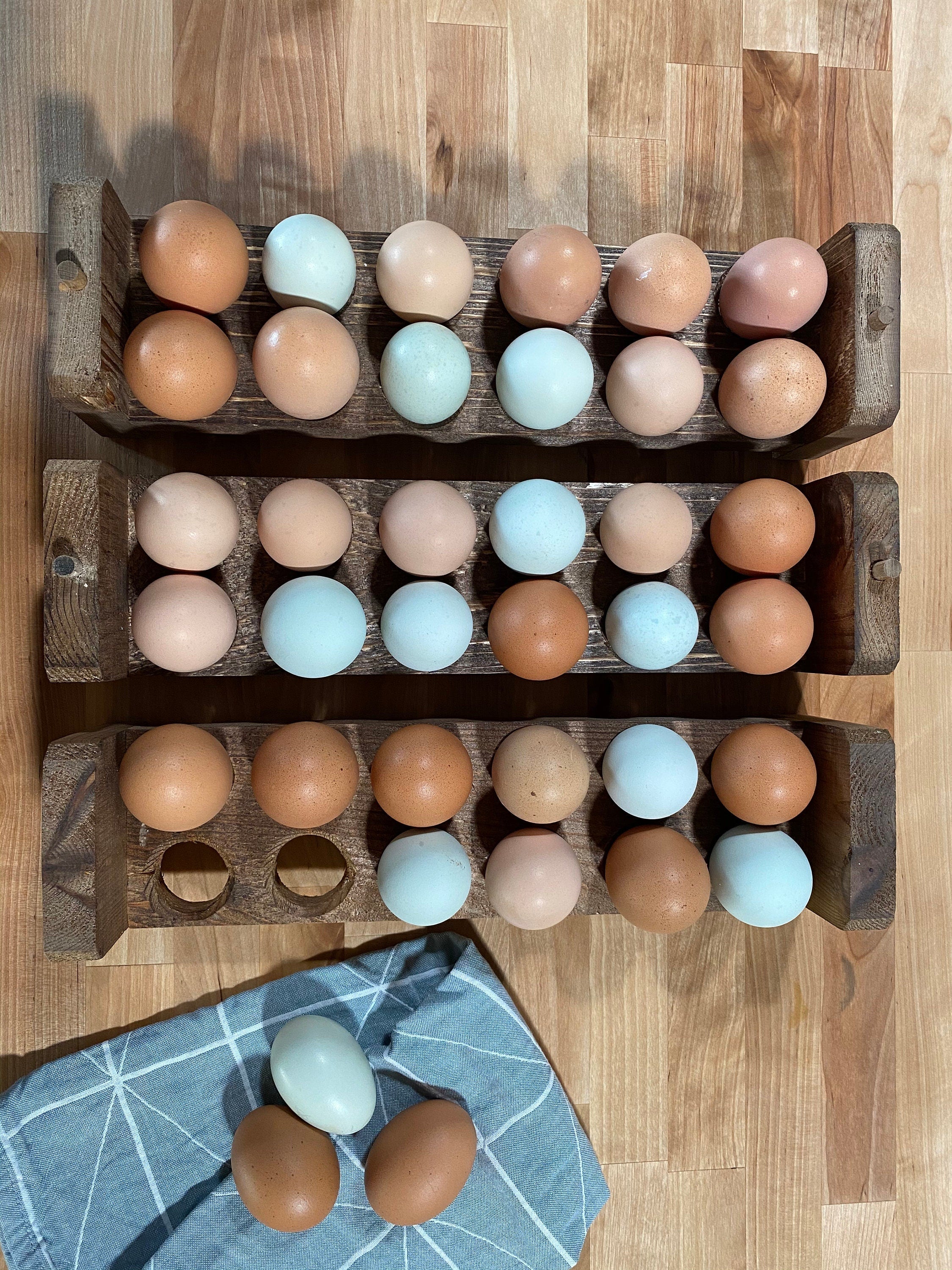 Handmade Farmhouse Egg Holders | Stackable