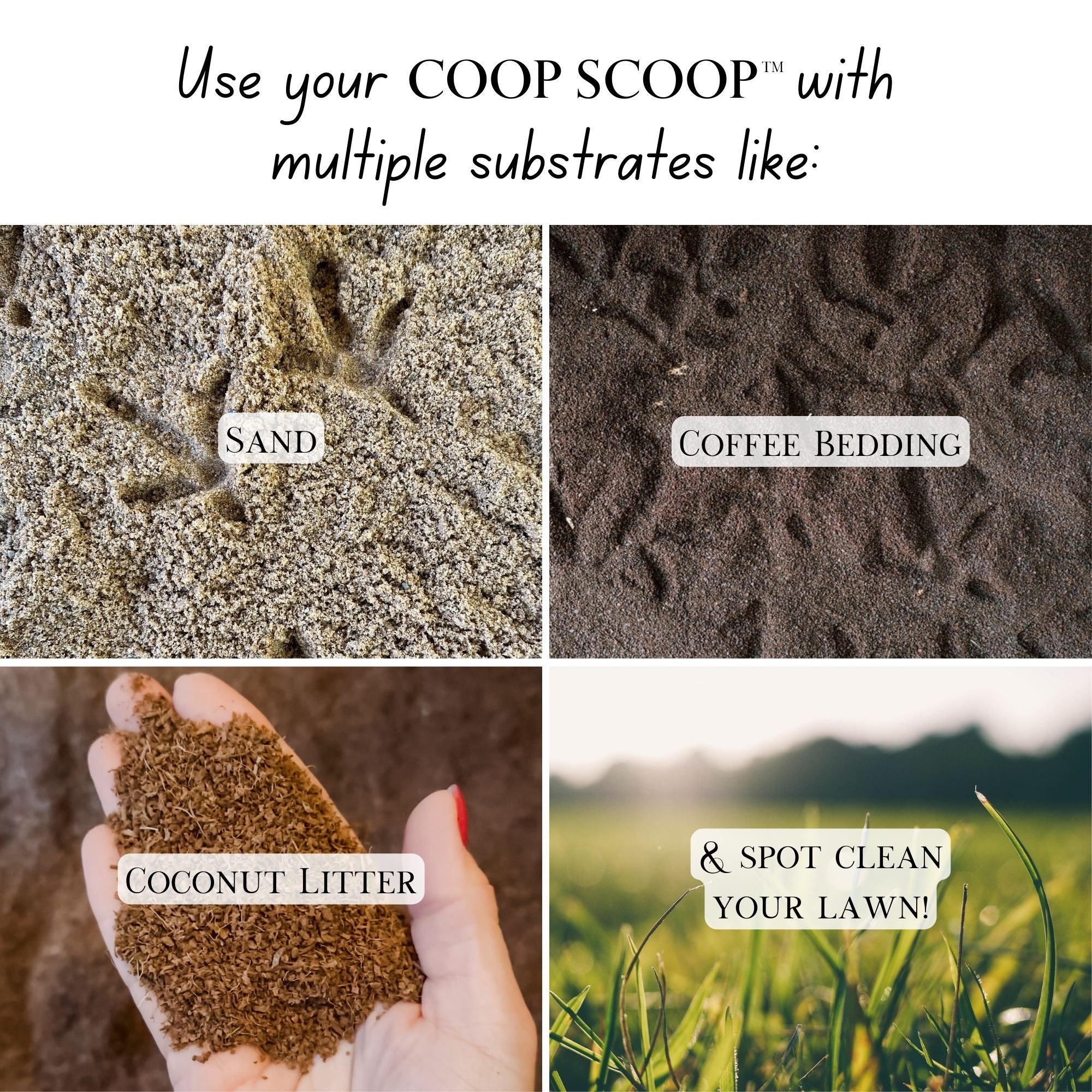 The Coop Scoop™ | Chicken Coop Sifting Shovel For Waste Removal