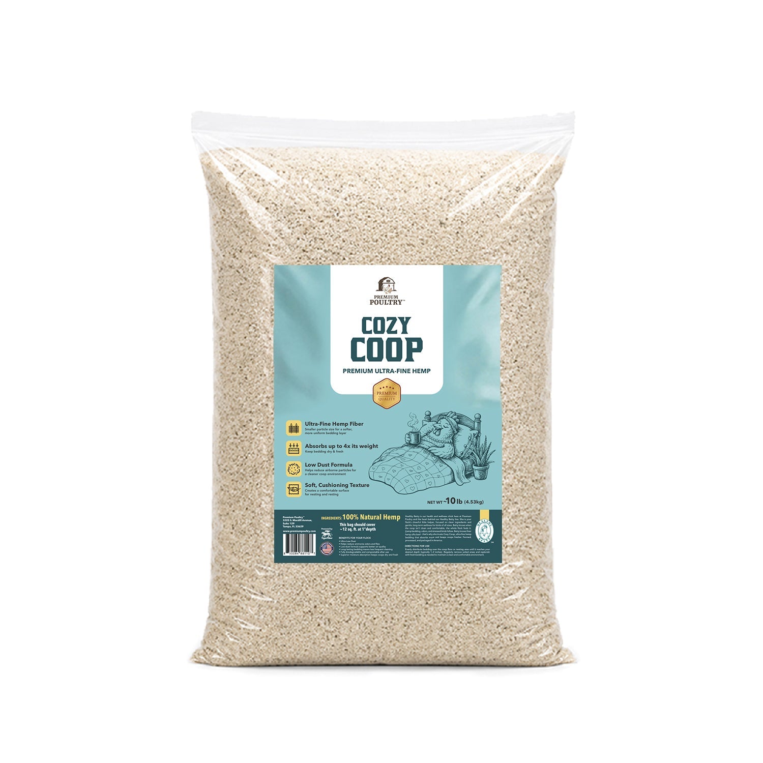 Cozy Coop™ Premium Siftable Hemp Bedding