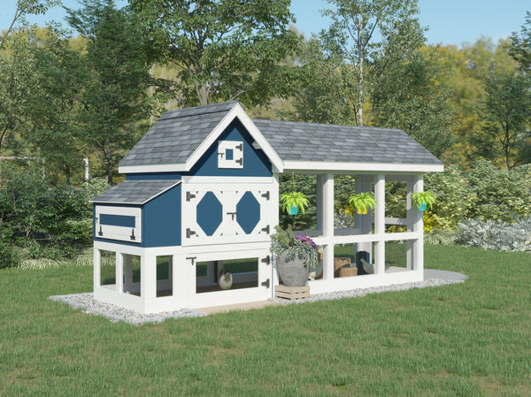 MINI Bee Jeweled Coop | Chicken Coop Building Plans | 3-6 Chickens