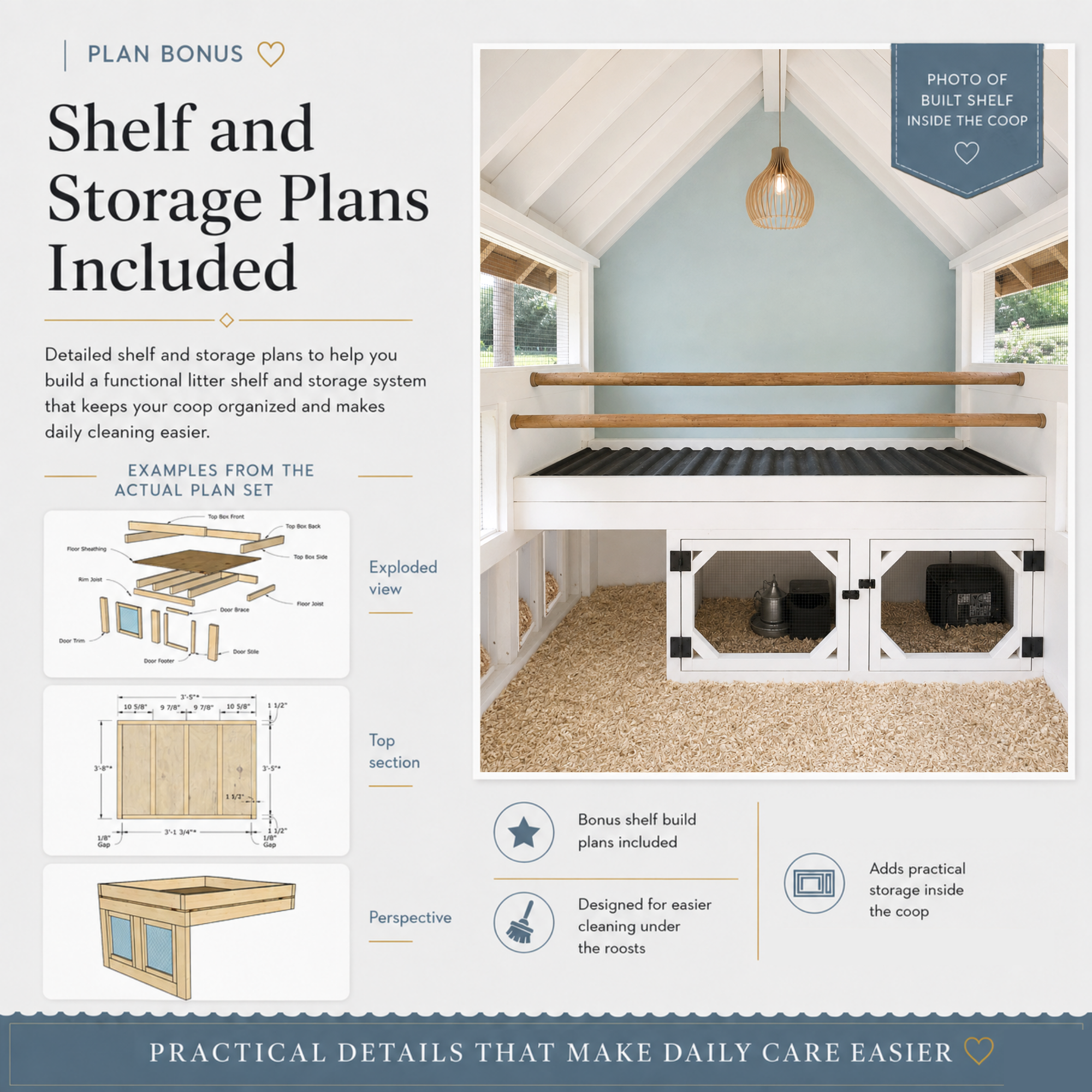 XL Bee Jeweled Coop | Chicken Coop Building Plans | 12-25 Chickens