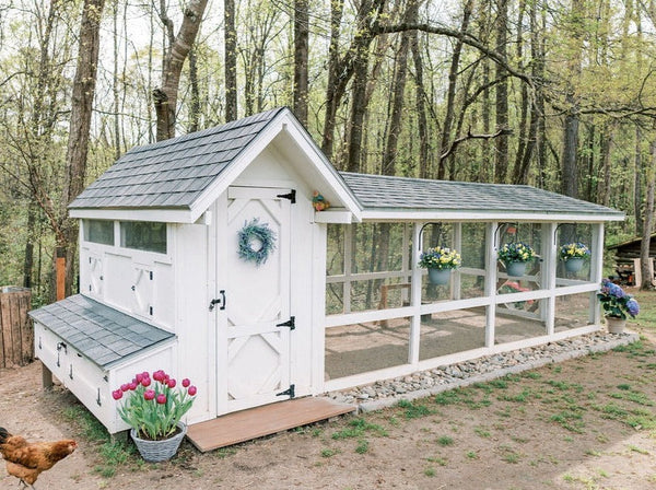 Bee Jeweled Coop (Run Right) | Chicken Coop Building Plans | 6-12 Chickens