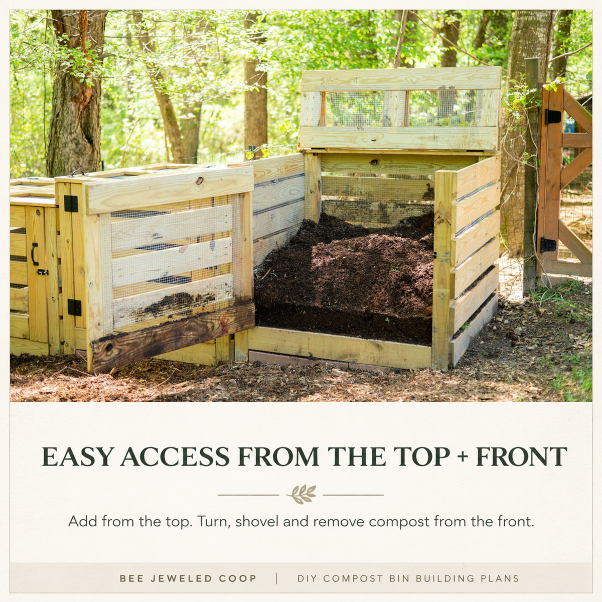 Compost Bin Building Plans | DIY 1 to 3 Bin Compost System
