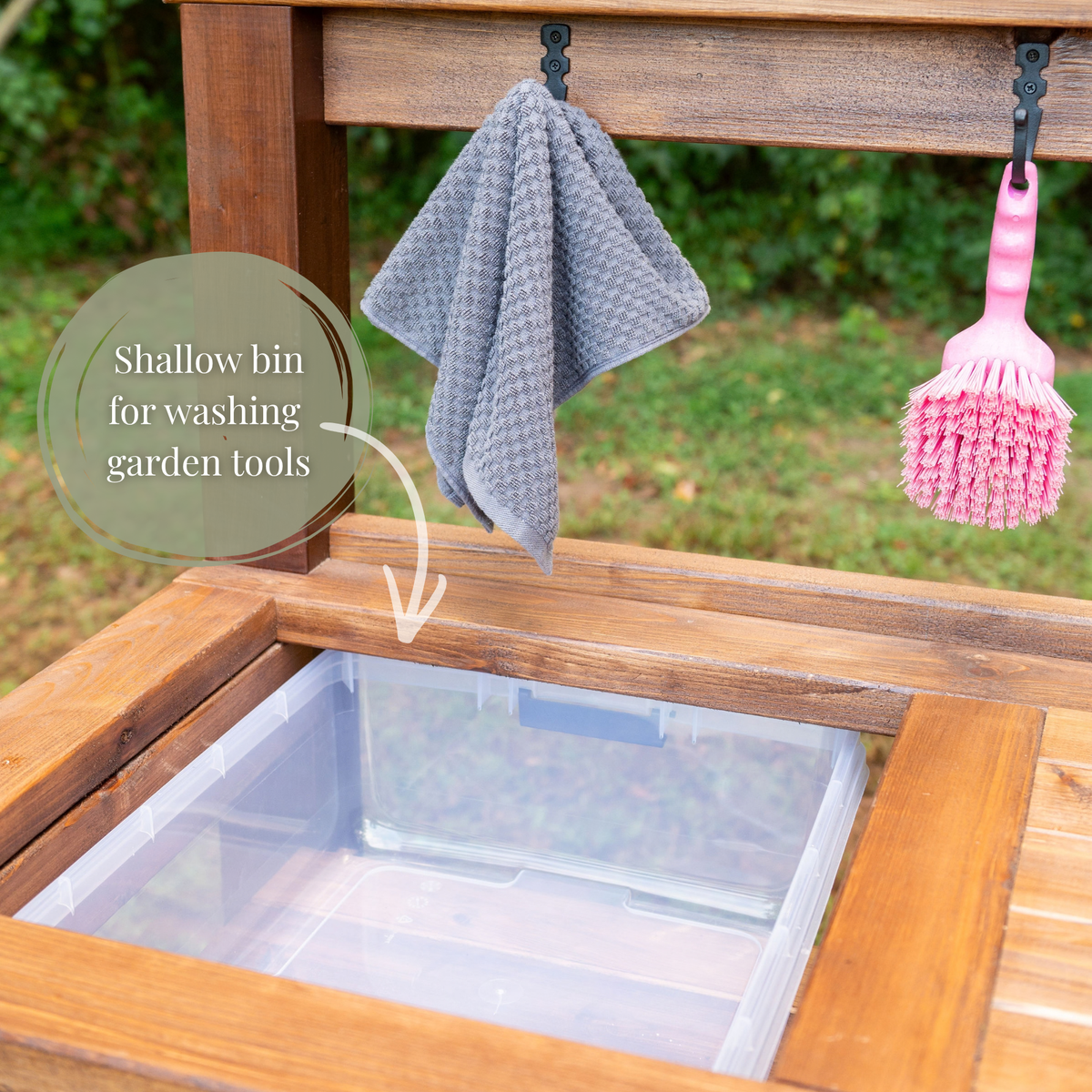 DIY Potting Bench & Wash Station Building Plans