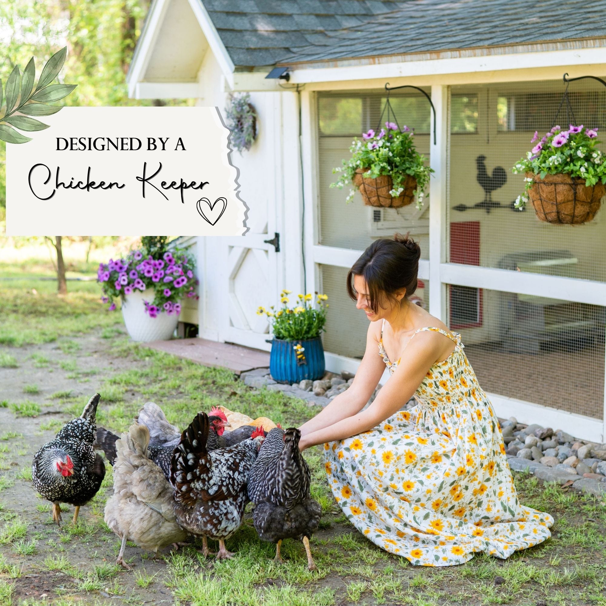 Bee Jeweled Coop (Run Right) | Chicken Coop Building Plans | 6-12 Chickens