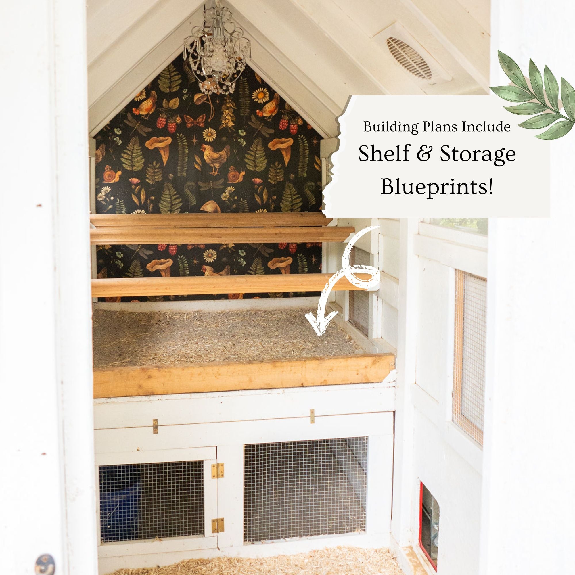 Bee Jeweled Coop (Run Right) | Chicken Coop Building Plans | 6-12 Chickens