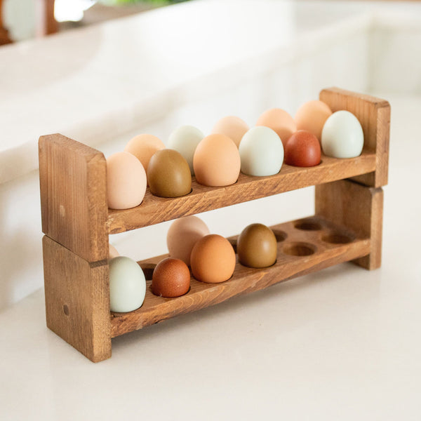 Handmade Farmhouse Egg Holders | Stackable