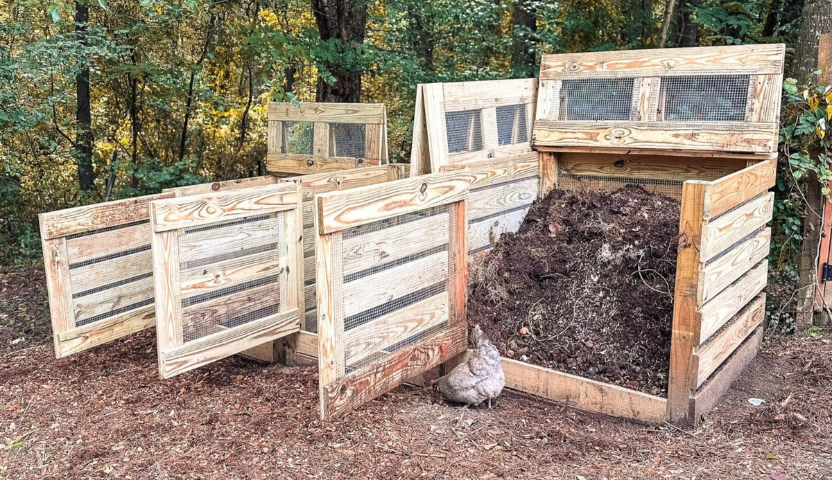 Compost Pit Building Compost Bin Building Plans | DIY 1 to 3 Bin Compost System