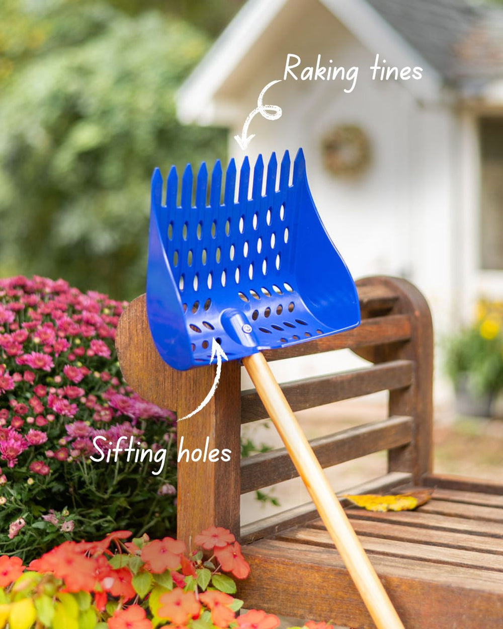 The Coop Scoop® | 2-in-1 Chicken Poop Scoop & Rake | Sand Sifting ...