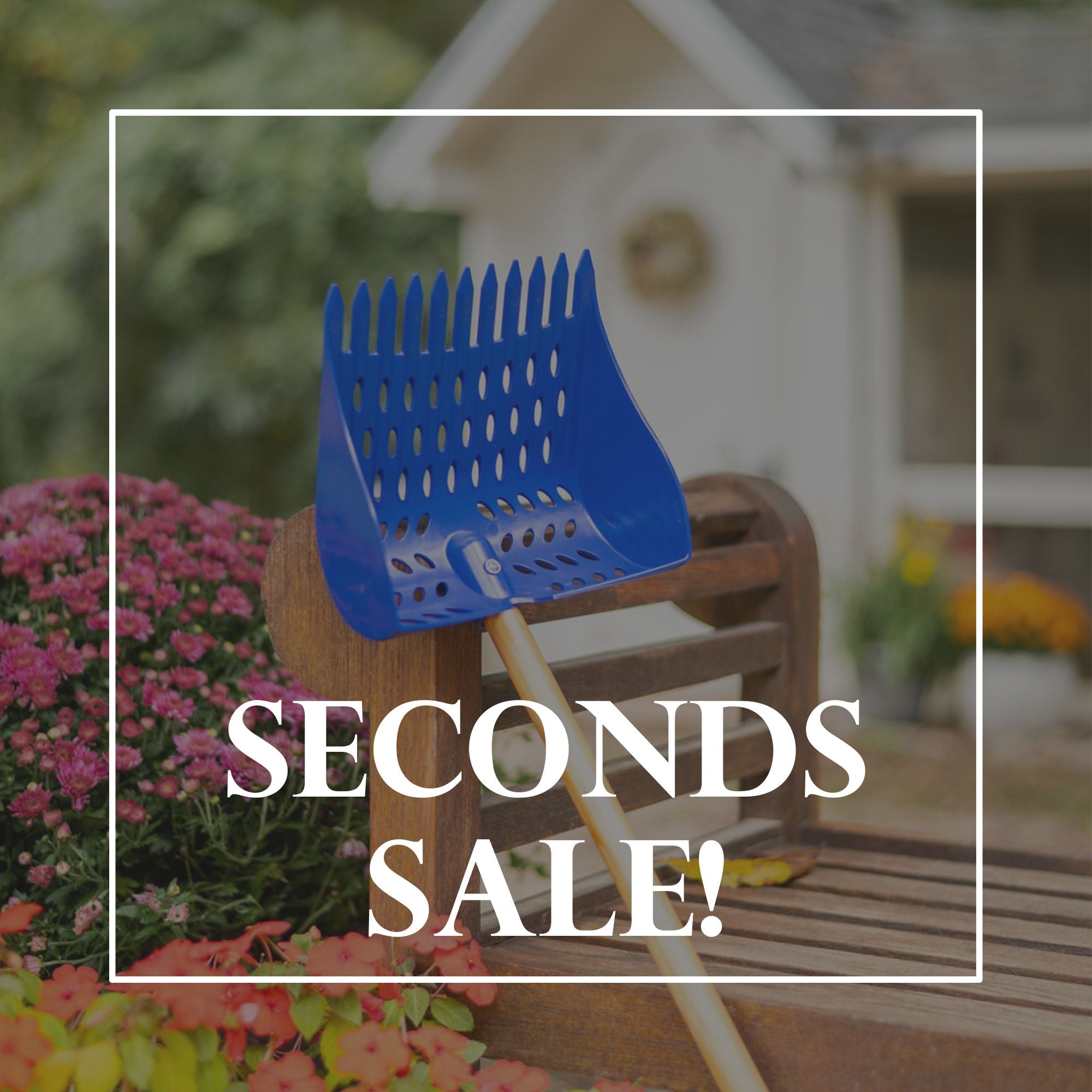 {SECONDS} The Coop Scoop® | Chicken Coop Sifting Shovel For Waste Removal