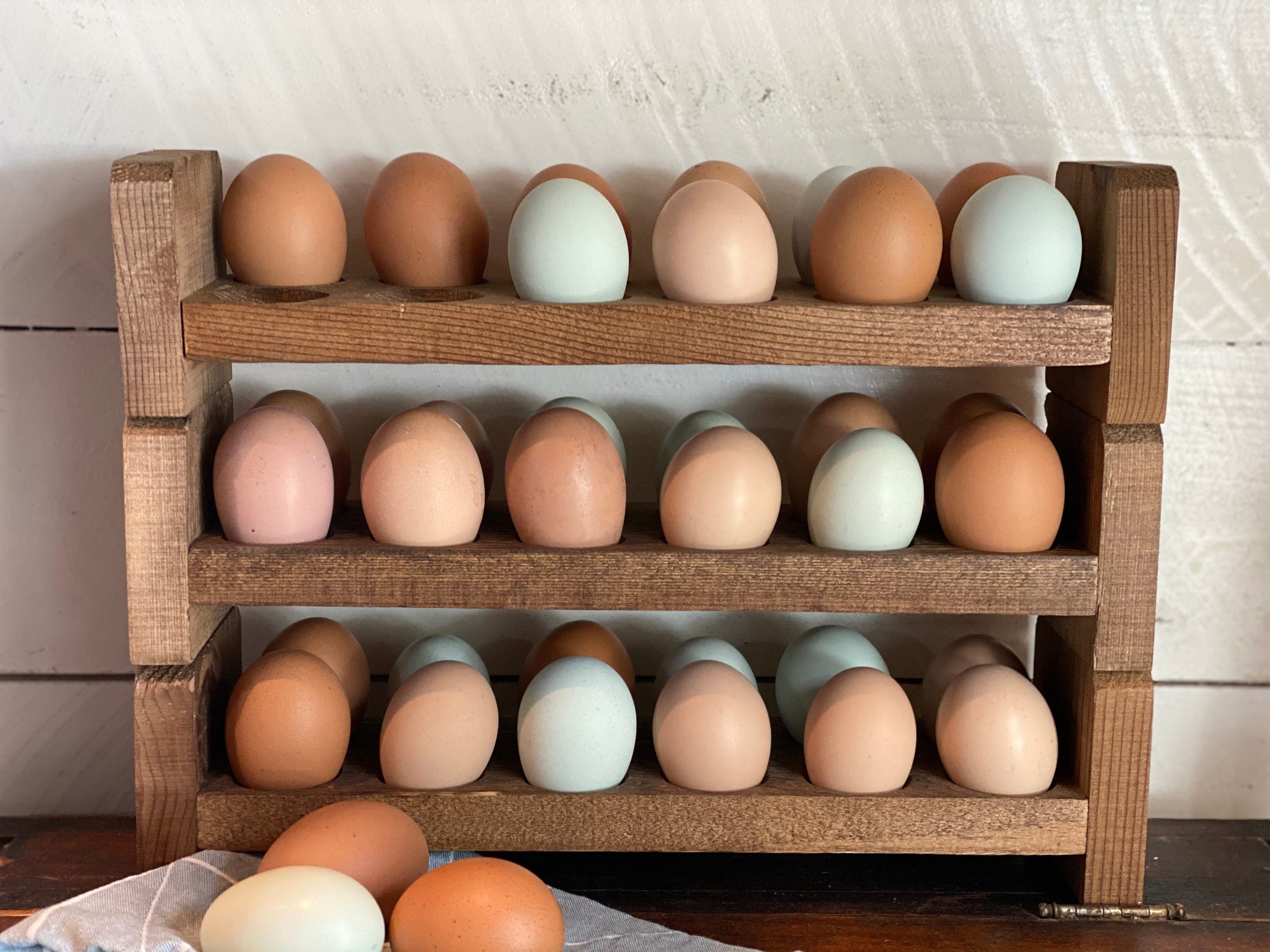 Handmade Farmhouse Egg Holders | Stackable