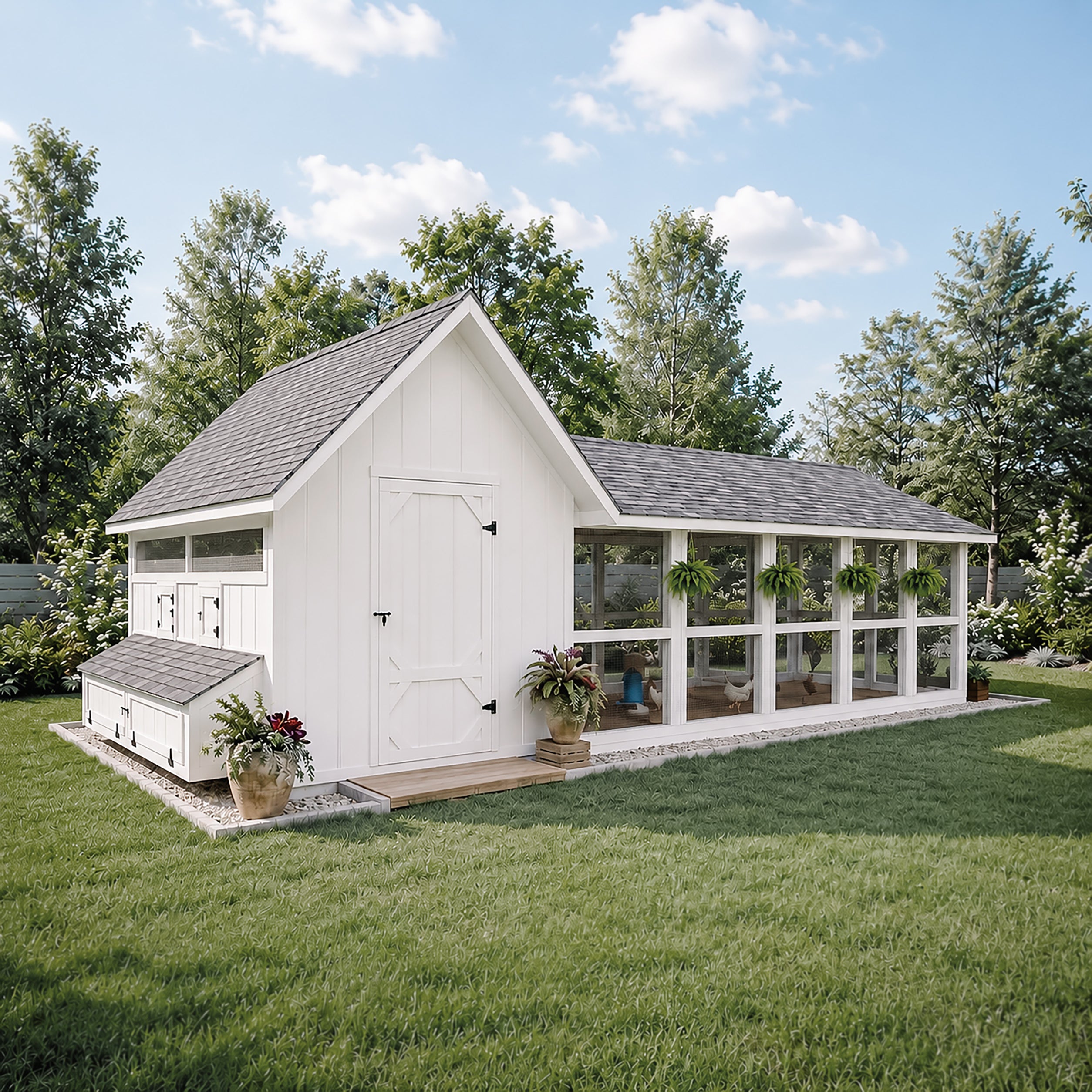 XL Bee Jeweled Coop | Chicken Coop Building Plans | 12-25 Chickens